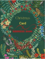 Christmas Card Address Book: Record Keeper - Gift Tracker Notebook - Gift Registry – Recorder – Organizer - Keepsake for Bridal Shower - Wedding Party ... -bleed-110-pages-cover-size-17.5-x-11.25-inch 1675412901 Book Cover