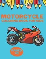 Motorcycle Coloring Book for Kids: Adults Scooter Gift KID Teenagers Motocross Racing Motorbikes Classic Retro Boys B08HTG6K4F Book Cover