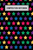 Star Wide Ruled Composition Notebook: Star Blank College Ruled Composition Notebook 110 Pages Pocket Size 6x9 1676091556 Book Cover