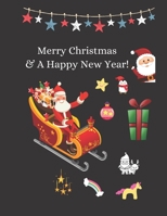 Merry christmas & Happy New Year: Merry christmas merry christmas coloring book for kids. boys and girls. B08NRLJBK9 Book Cover