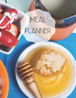 Meal Planner: Track and plan your food weekly, contains shopping list 1711625728 Book Cover