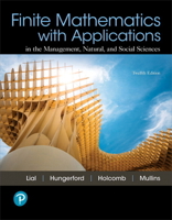 Finite Mathematics with Applications in the Management, Natural, and Social Sciences 0321386728 Book Cover