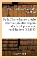 Examen de la Charte dans ses articles réservés et dans quelques autres exigeant des développemens 2329132883 Book Cover