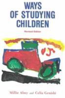 Ways of Studying Children: An Observation Manual for Early Childhood Teachers 080772551X Book Cover