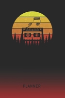 Planner: Cartoon Owl 2 Year Weekly Planner 2020 - 2022 Retro Vintage Sunset Cover January 20 - December 21 Planning Organizer Writing Notebook Productive Datebook Calendar Schedule Plan Days, Set Goal 170412106X Book Cover