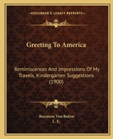 Greeting to America 1436863201 Book Cover