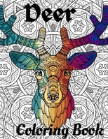 Deer Coloring Book: Magical Deer Coloring Book B09HG4VJ8C Book Cover