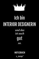 Notizbuch f�r Interior Designer / Interior Designerin: Originelle Geschenk-Idee [120 Seiten kariertes blanko Papier] 1677516534 Book Cover