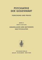 Grundlagen und Methoden der Psychiatrie 364266928X Book Cover