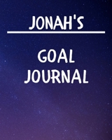Jonah's Goal Journal: 2020 New Year Planner Goal Journal Gift for Jonah / Notebook / Diary / Unique Greeting Card Alternative 1676836535 Book Cover
