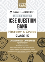 Oswal - Gurukul History & Civics Most Likely Question Bank: ICSE Class 9 For 2023 Exam 9392563000 Book Cover