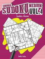 Samurai Sudoku Medium Vol.4: Sudoku Master 1729210244 Book Cover