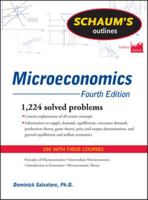 Schaum's Outline of Microeconomics 0070545154 Book Cover