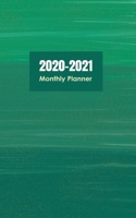 2020-2021 Monthly Planner: 24 Months Calendar Schedule Organizer 2 Year January 2020 to December 2021 Agenda Notebook Green Cover 1708017348 Book Cover