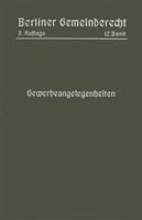 Gewerbeangelegenheiten 3662018268 Book Cover