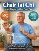 Chair Tai Chi Made Simple for Men Over 60: A Step-by-Step Guide with 10-Minute Daily Routines to Improve Balance, Prevent Falls, Build Strength, and Stay Independent Safely at Home B0GX2L4YGL Book Cover