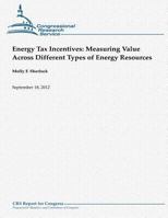 Energy Tax Incentives: Measuring Value Across Different Types of Energy Resources 1480151599 Book Cover