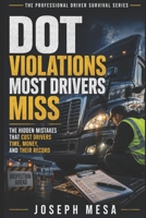 DOT Violations Most Drivers Miss: The Hidden Mistakes That Cost Drivers Time, Money, and Their Record (The Professional Driver Survival Series) B0H142BB1Y Book Cover
