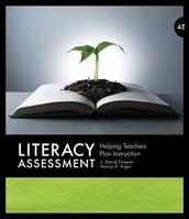 Literacy Assessment: Helping Teachers Plan Instruction 0495813869 Book Cover