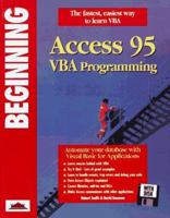 Beginning Access 97 Vba Programming (Beginning) 1861000863 Book Cover