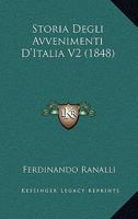 Storia Degli Avvenimenti D'Italia V2 (1848) 1167691113 Book Cover