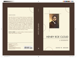 Henry Roe Cloud: A Biography 0761849181 Book Cover