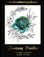 Fantasy Doodles: Adult colouring book 1974547337 Book Cover