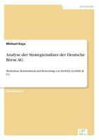 Analyse Der Strategieindizes Der Deutsche Borse AG 3836600110 Book Cover