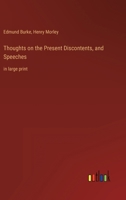 Thoughts On Present Discontents 1515074420 Book Cover