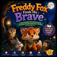 Freddy Fox Finds His Brave: A Rhyming Bedtime Story About Courage, Confidence, Friendship, and Overcoming Fear of the Dark for Kids Ages 3–7 (Little Hearts, Big Feelings) B0H683HBBR Book Cover