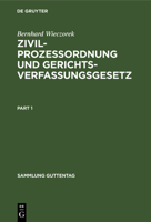 Zivilprozessordnung Und Gerichtsverfassungsgesetz: [Hauptwerk] 3111030520 Book Cover