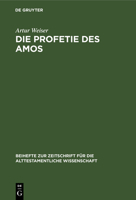 Die Profetie des Amos 3111208311 Book Cover