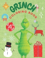 grinch coloring book: Nightmare before christmas coloring book, Good gift for christmas, For kids of all ages, kids christmas coloring books, size: 8,5 x 11 B08QT1TCTC Book Cover