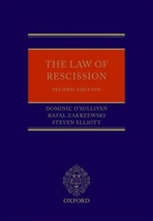 The Law of Rescission 0199665052 Book Cover