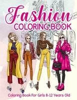 Girl Fashion Coloring Book B0CVNQMKJG Book Cover
