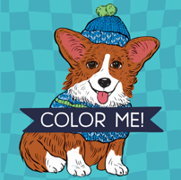 Color Me! Dog (Coloring Book With Quotes!) (Keepsake Coloring Books) 1639389016 Book Cover