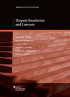 Dispute Resolution and Lawyers 031428589X Book Cover