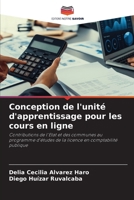 Conception de l'unité d'apprentissage pour les cours en ligne (French Edition) 6207514386 Book Cover