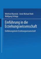 Einfuhrung in Die Erziehungswissenschaft 3810037184 Book Cover