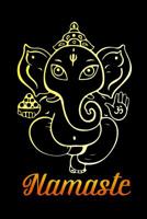 Namaste Hinduism Religious Notebook: 120 Pages Size: 6x9 in, DIN A5 with wide ruled college pages. Perfect gift for Hindus and religious people 1074030923 Book Cover