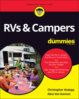 RVs & Campers for Dummies 1119790344 Book Cover