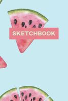 Sketchbook: Watermeleon Food Pattern Paint Cute Design 1794130012 Book Cover