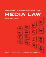 Major Principles of Media Law, 2014 Edition 1133307329 Book Cover