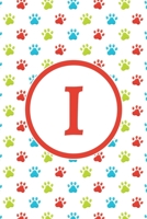 I: Monogrammed 2020 Weekly Planner For Dog Lovers - Cute Paw Print Pattern, January 2020 - December 2020 (6x9) 1702081516 Book Cover