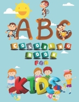 ABC COLORING BOOK FOR KIDS: Coloring Book - Fun with Numbers, Letters, Shapes, Colors, Animals null Book Cover