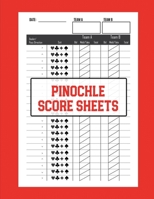 Pinochle Score Sheets: Keep Track Of Games Scoring Card Game Notebook 1654345237 Book Cover