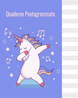 Quaderno Pentagrammato: Quaderno di musica pentagrammato - 60 pagine, 12 pentagrammi per pagina, Dimensione 20,32 x 25,4 cm. B0841JDZKQ Book Cover