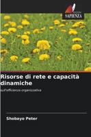 Risorse di rete e capacità dinamiche (Italian Edition) 6209358411 Book Cover