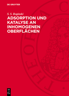 Adsorption Und Katalyse an Inhomogenen Oberflächen 3112711025 Book Cover