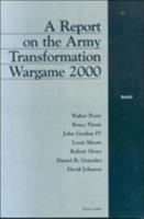 A Report on the Army Transformation Wargame 2000 0833030612 Book Cover